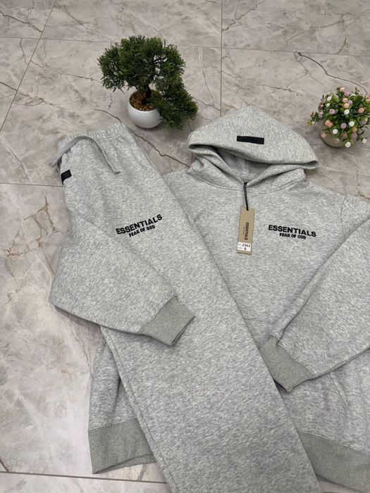 Essentials pants and hoodie