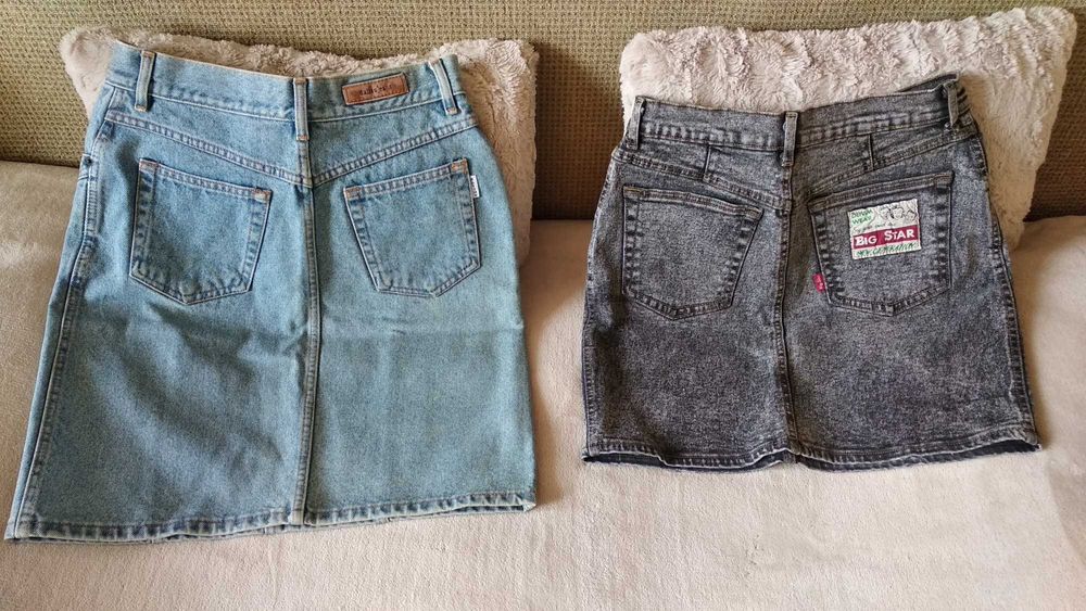Mini spódnica jeansowa: Esprit, Pepe Jeans, Dallas, Big Star S/M