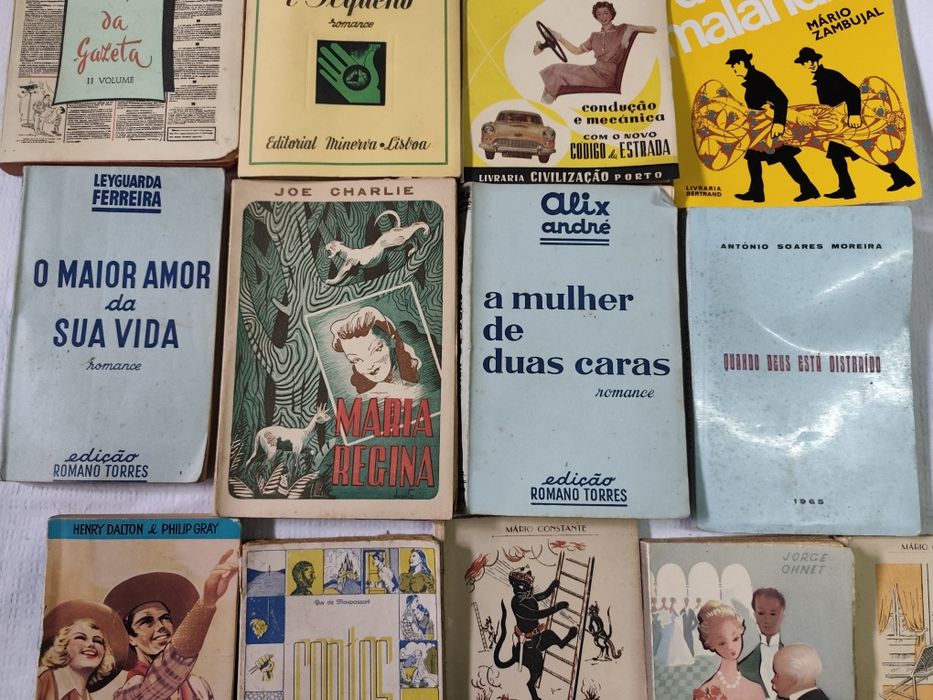 Livros antigos variados