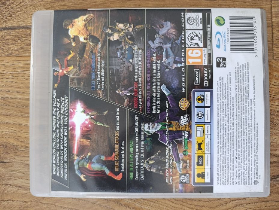 Sprzedam Gre Mortal Kombat VS DC Universe PlayStation 3 PS3