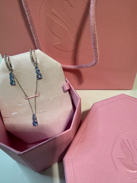 Набір кулон та сережки attract Swarovski