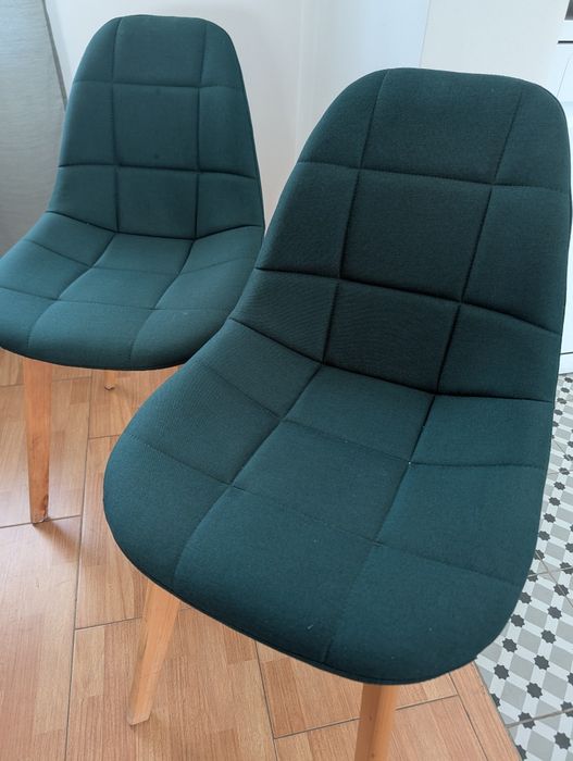 Cadeiras Homa verdes