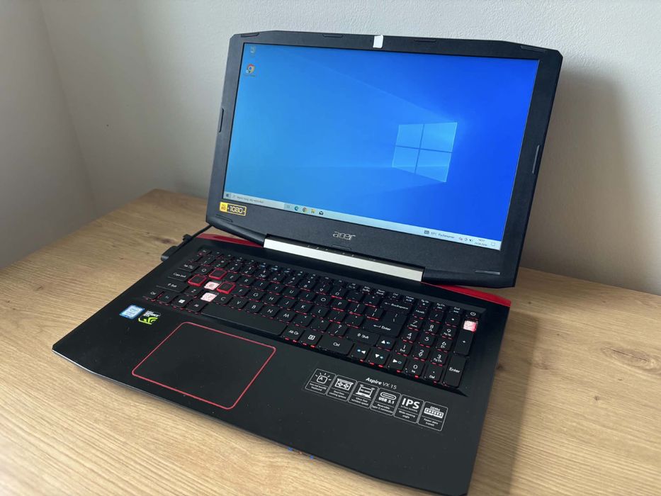 Laptop Gamingowy Acer Aspire VX 15 – Sprawny, i5-7300HQ, 8GB RAM, GTX