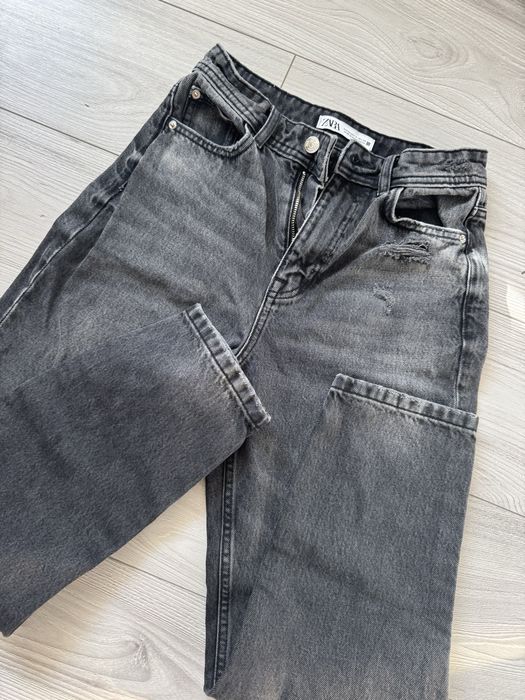 Джинси zara mom fit 34