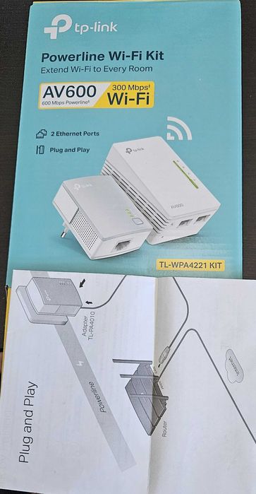 Kit Powerline TP-Link TL-WPA4221 AV60064585695335810124
