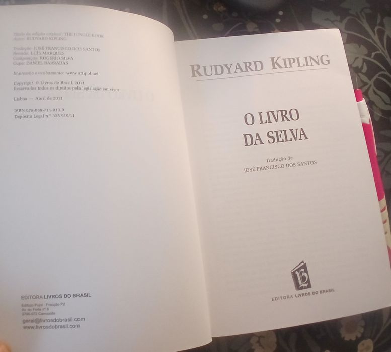 O Livro da Selva de Rudyard Kipling