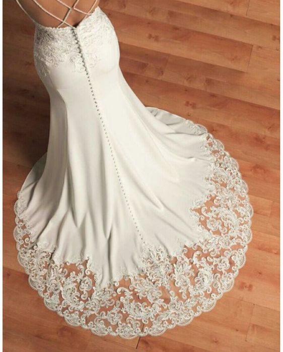 Suknia ślubna Stella York model 6586 , rybka roz 6 - XS