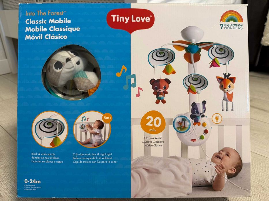 Мобіль Tiny Love Into The Forest Classic Mobile з музикою та нічником