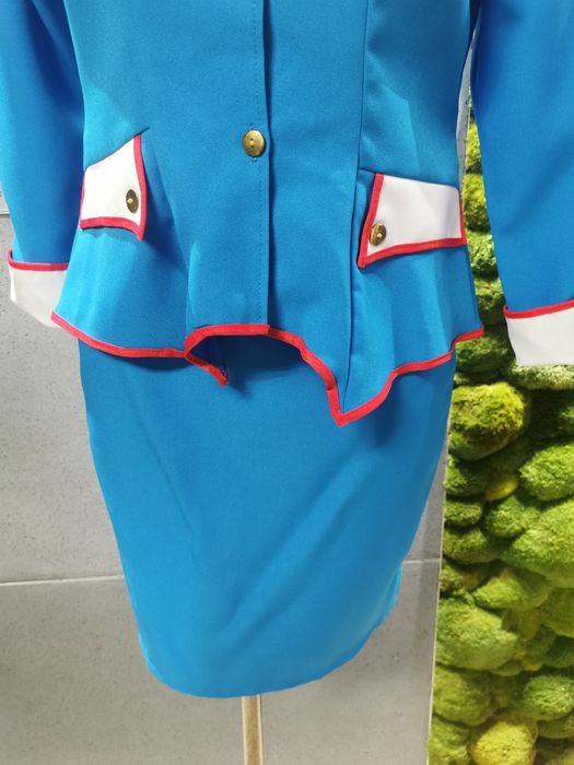 Strój przebranie kostium stewardessa