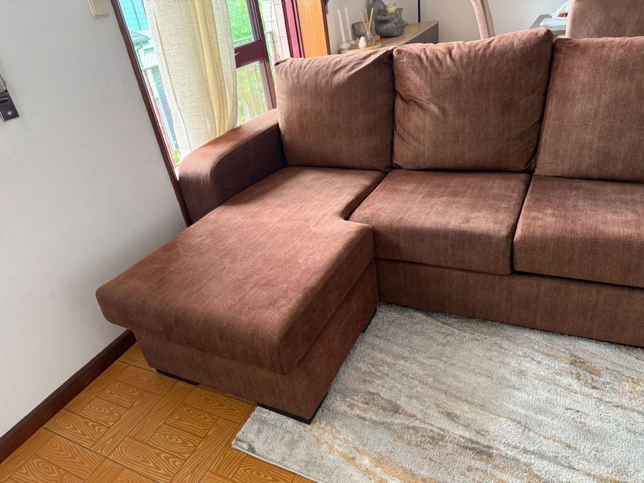 Sofá tecido anti arranhões