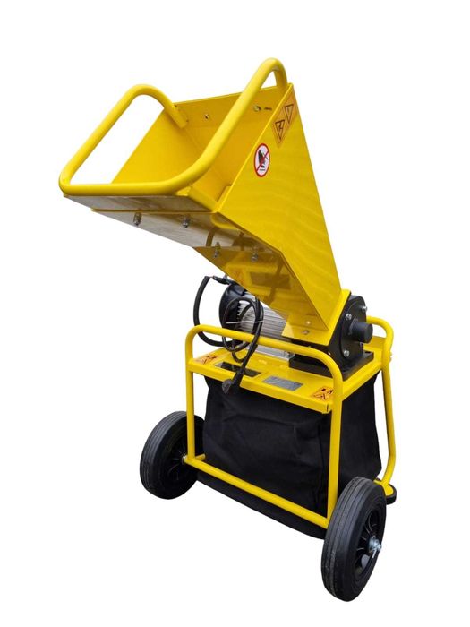 Rębak rozdrabniacz do gałęzi kosz mocny niezawodny elektryczny 3500W