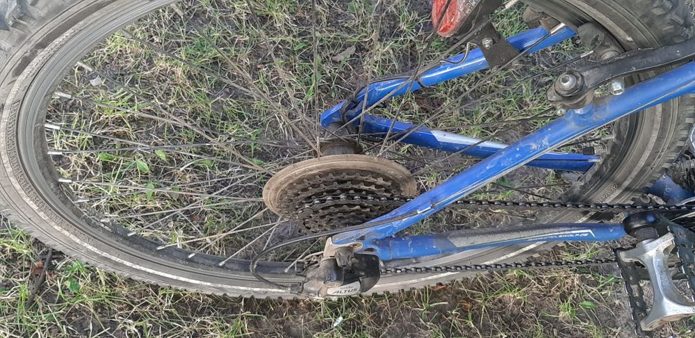 Rower niebieski młodzieżowy