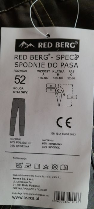 Nowe spodnie robocze