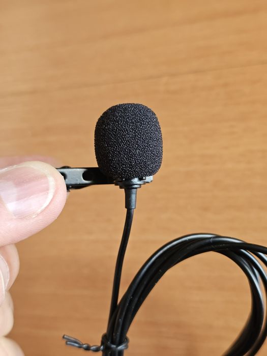 Microfone lavalier com fio BOYA