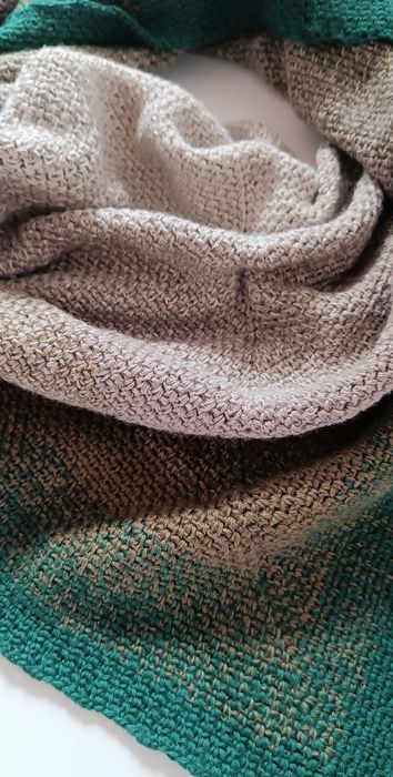 Chusta merino  ombre  ręcznie robiona