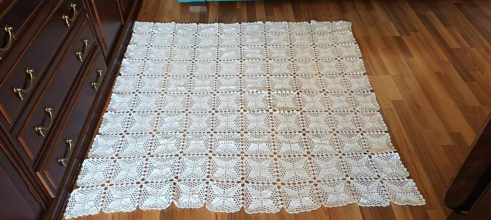 Toalha renda quadrada