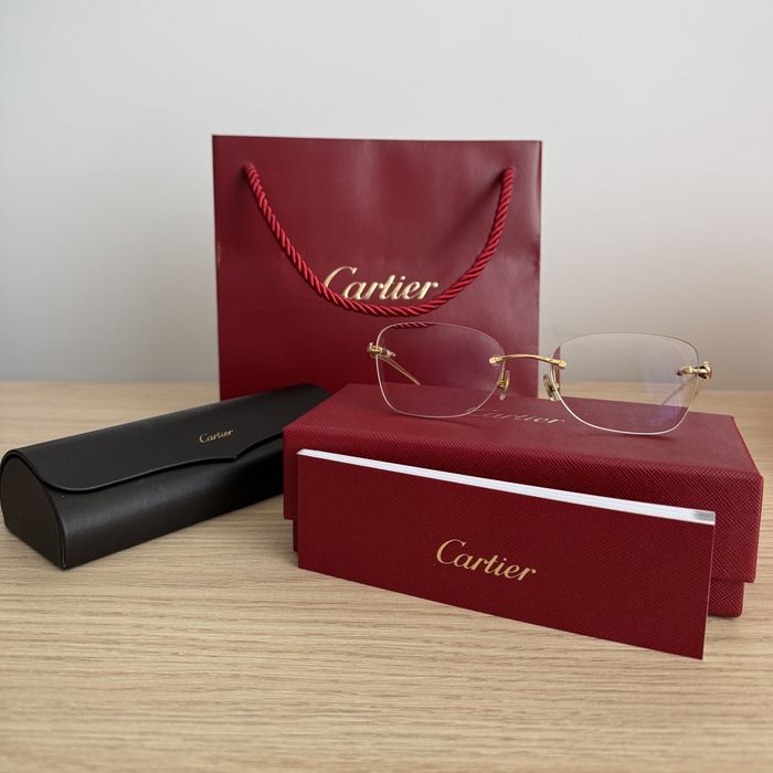 Cartier zlote oprawki