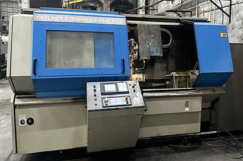 Токарний верстат з ЧПК / Токарный станок с ЧПУ Boehringer VDF 180C-U