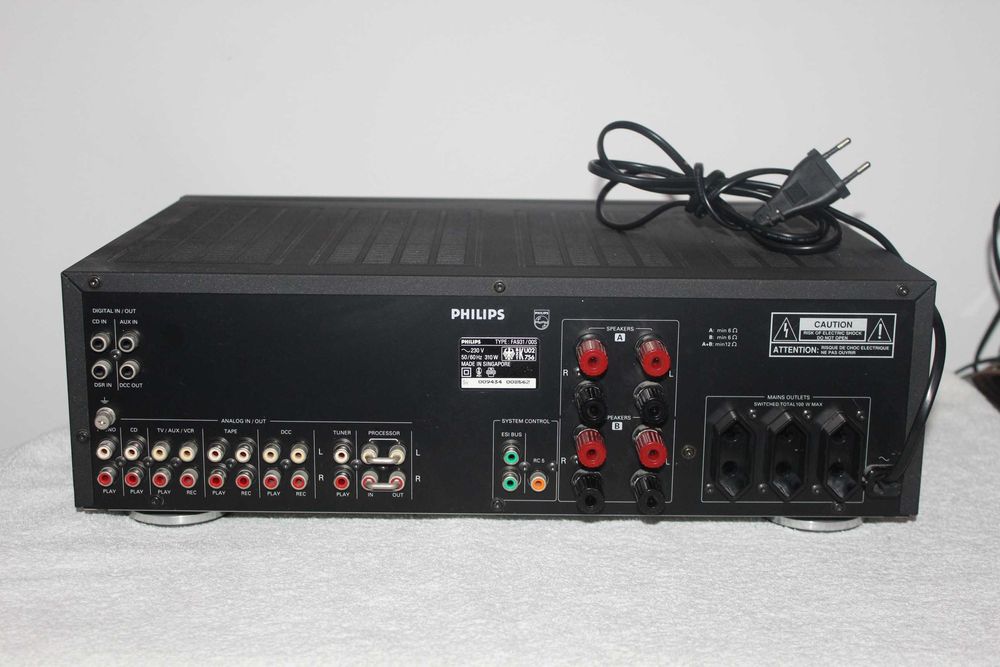 PHILIPS FA 931 Mocny wzmacniacz stereo hi-fi Wysyłka
