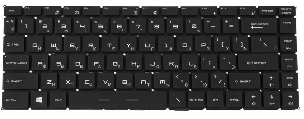 Підберемо клавіатуру для ноутбука MSI Xiaomi MI
