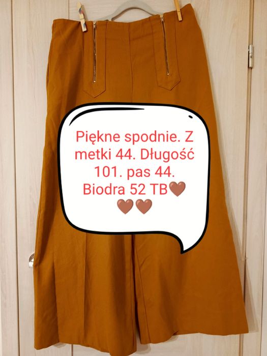 Spodnie ASOS 44 szeroka nogawka