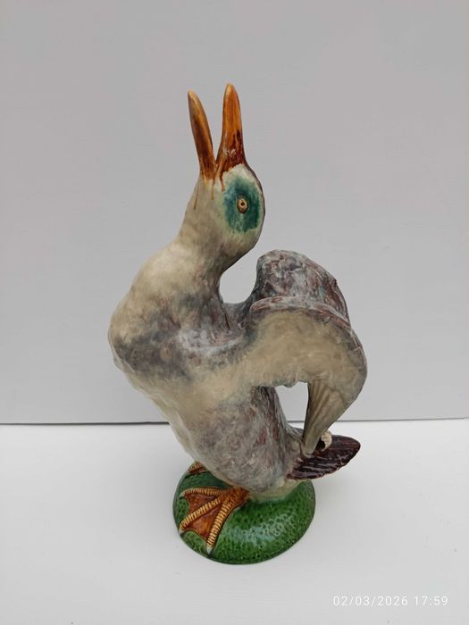 Jarro Rafael Bordalo Pinheiro Centenário 38 cm Assinado