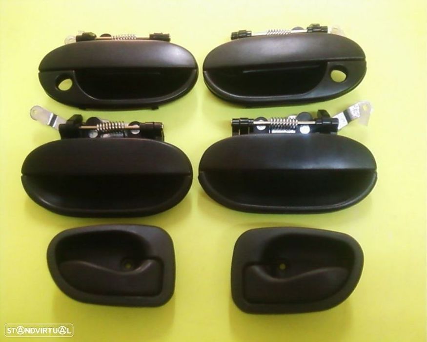 puxadores de porta hyundai accent mk1 1994-2000 novos