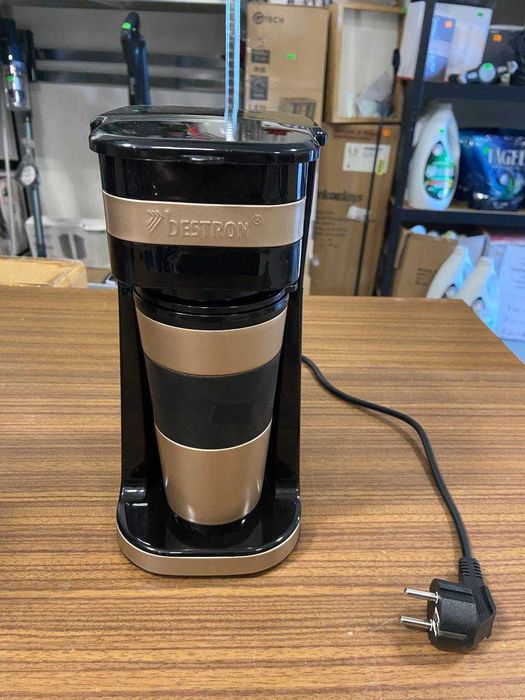 Bestron Ekspres do kawy z kubkiem izolacyjnym ACM112SAT czarny