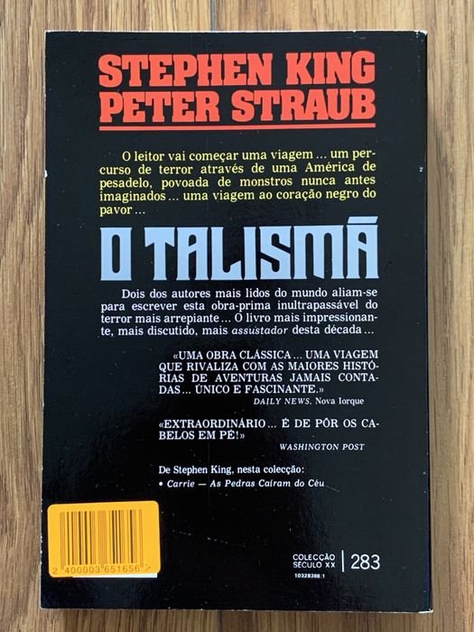 O Talismã - Volume I - Stephen King - 1ª edição