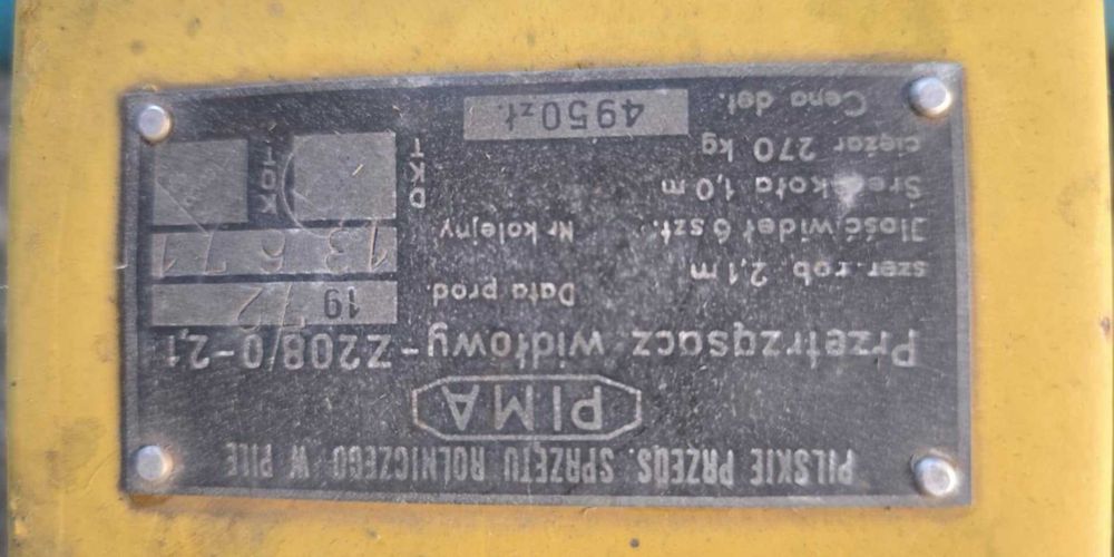 Przewracarka do siana konna przerobiona do traktora zabytek w dobrym s