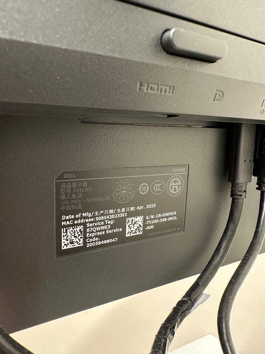 Monitor DELL 23.8" P2423DE64584913949569122