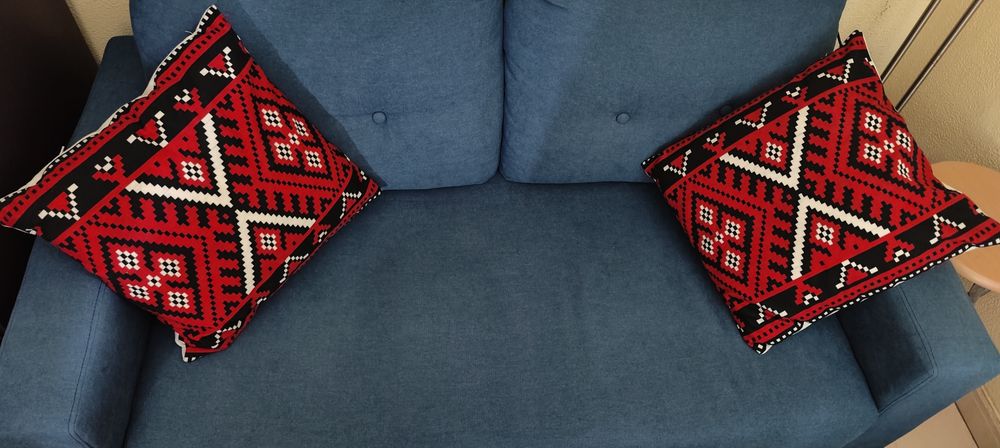 Sofá 2 lugares , azul