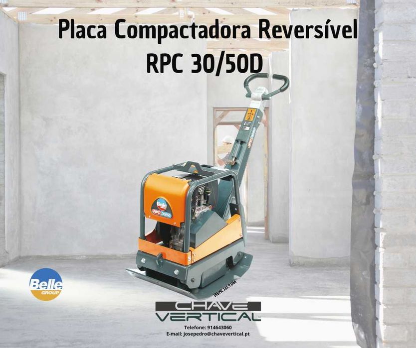Placa Compactadora Reversível RPC 30/50  BELLE    JR19