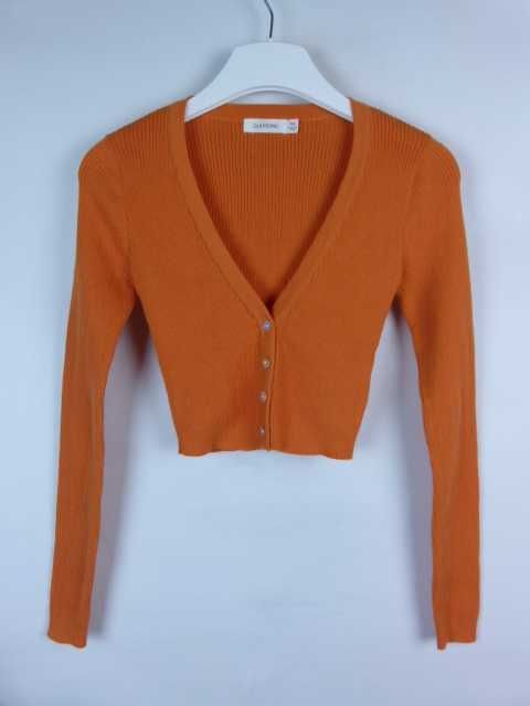 Glassons prążkowany rozpinany sweterek / XS