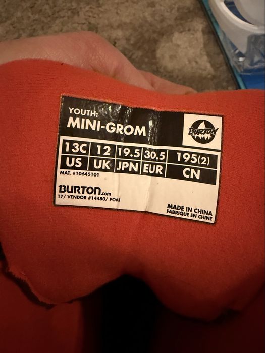 Deska Burton 88cm  wiazania i buty 30,5