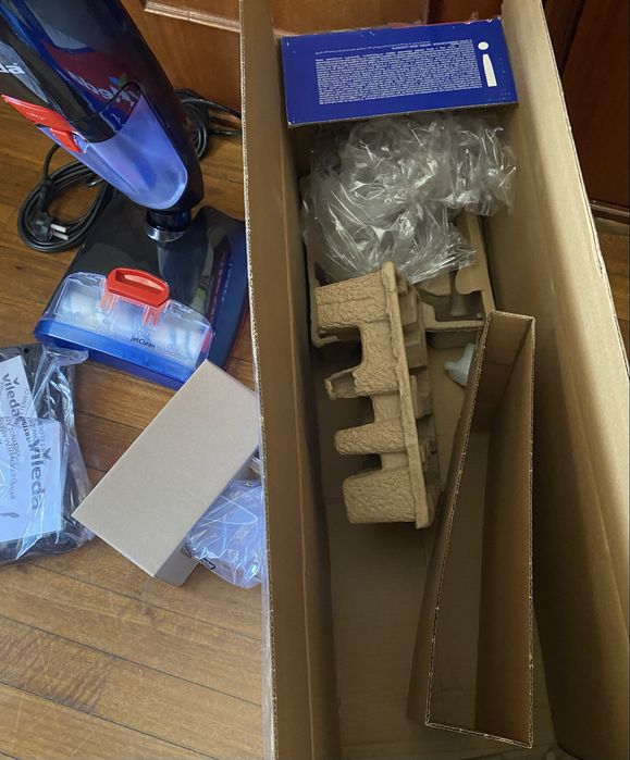Vileda JetClean 3 em 1 – Aspira, Lava e Seca | Como Novo (Usado Apenas 1 vez).