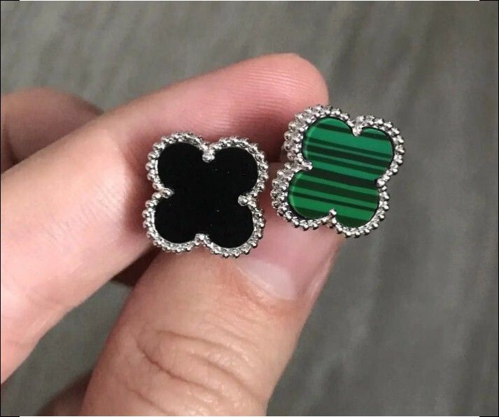 Сережки срібні конюшина, клевер, не  Ван Кліф!!!