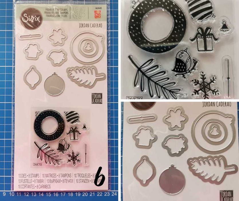 Cortantes vários Sizzix novos - Natal e Inverno - Entrega imediata