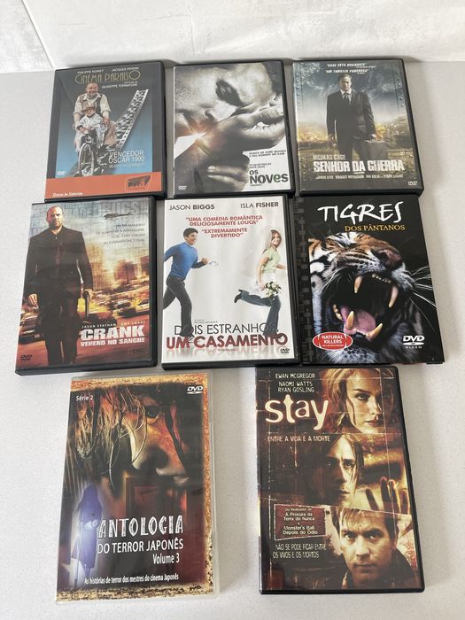 Lote de 9 DVDs - Filmes Originais - Todos em bom estado