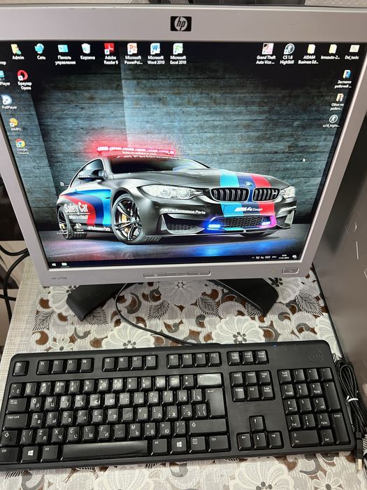 Компьютер Dell + ЖК-монитор 17 дюймов HP L1706