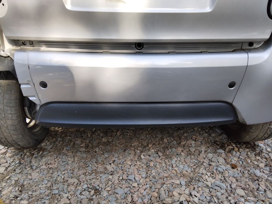 Zderzak tył tylny Smart fortwo 450 srebrny BE2 środkowy prawy