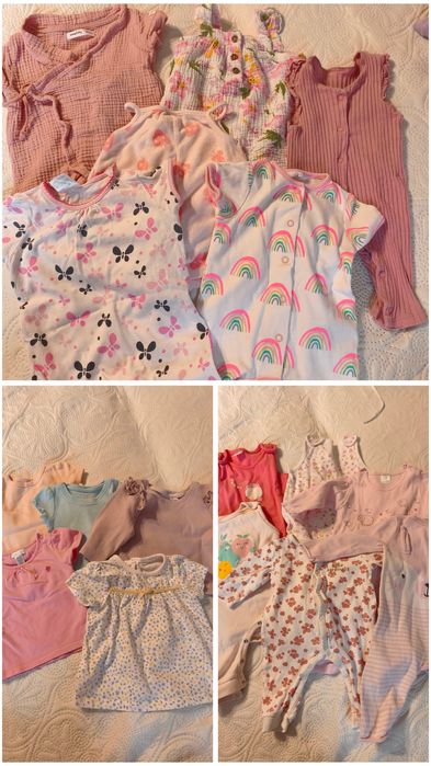 Paka ubrań niemowlęcych dla dziewczynki