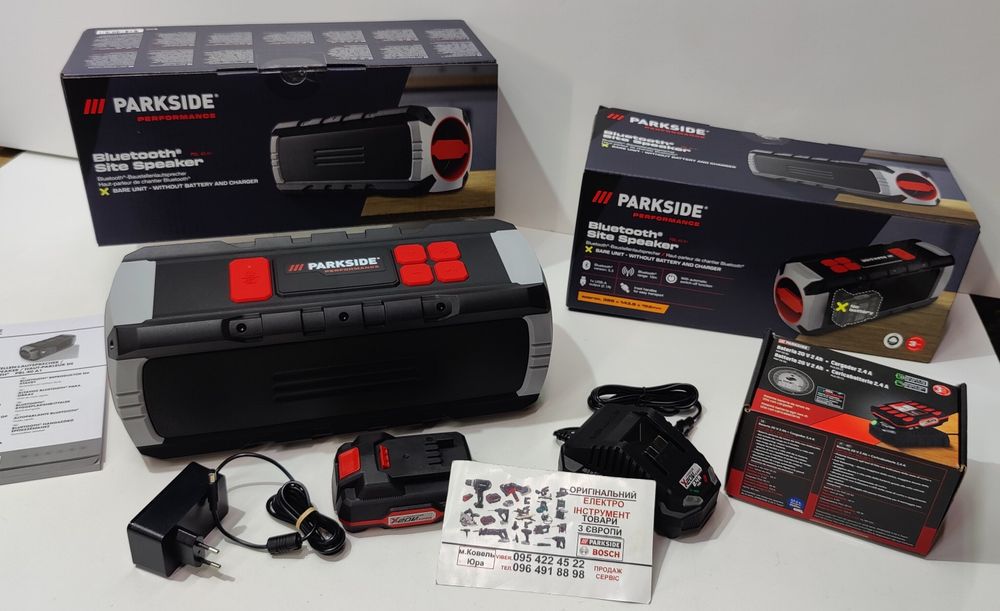 НОВИНКА акумуляторна музична колонка GERMANY PARKSIDE PBL 40/BLUETOOTH