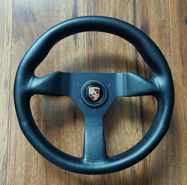 Momo Montecarlo 32cm kierownica sportowa VW Golf Corrado Polo Porsche 911 964 930 944 BMW E30 E36 Opel Honda Fiat Nissan naba prototipo