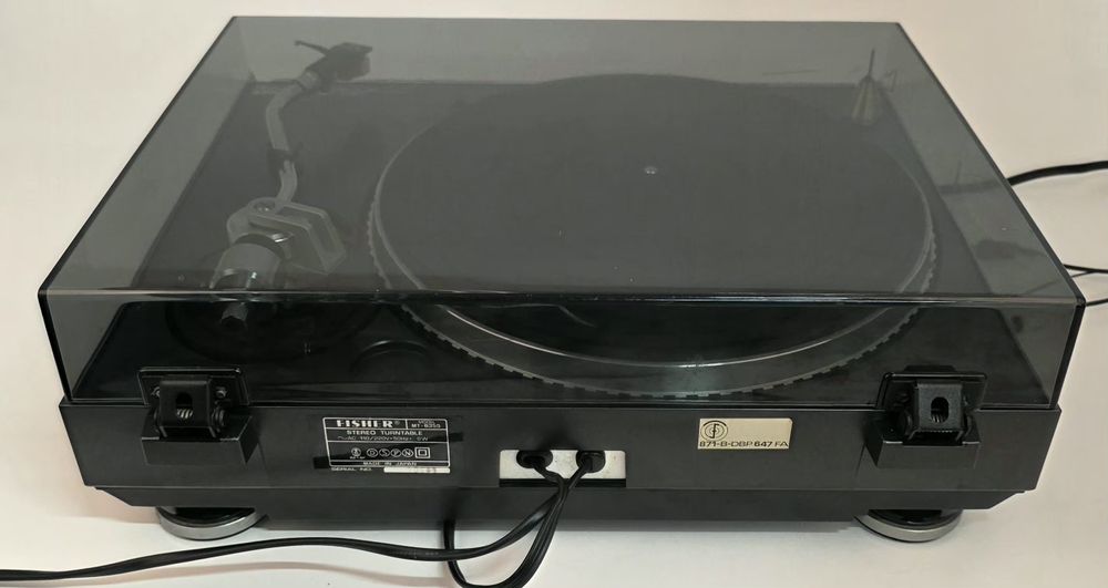 FISHER MT-6355 full automatic direct drive quartz locked gramofon