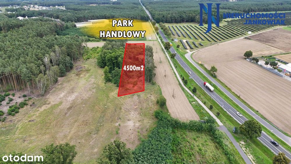 Działka usługowa - sąsiedztwo dużej inwestycji