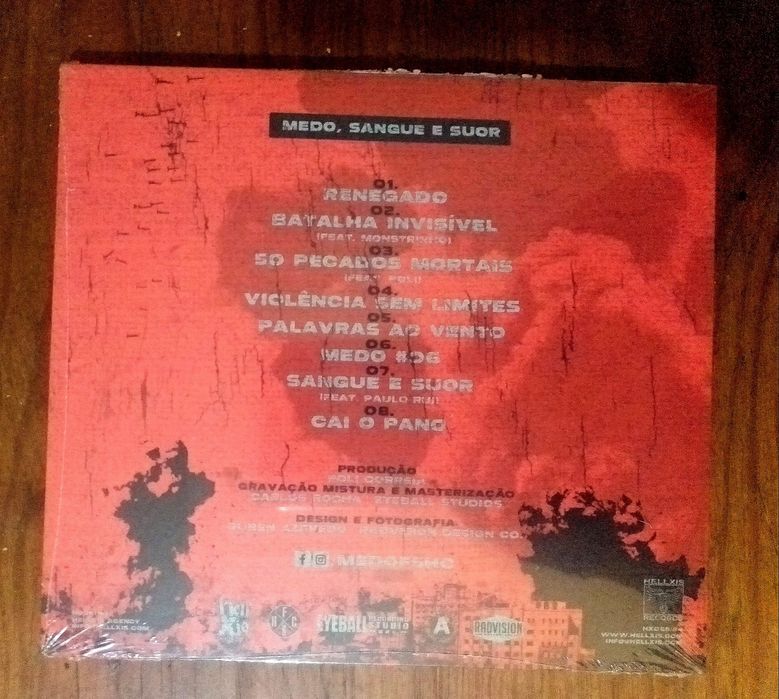 CD: Medo - Sangue e Suor  - portes grátis