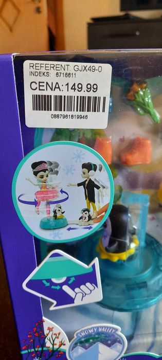 Zestaw enchantimals- para, ken, łyżwy, smyk . Idealne na prezent