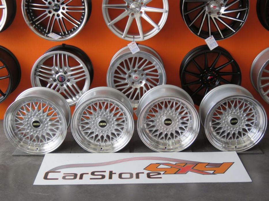 Jantes Look BBS RS 17 x 8.5 et20 + 10 et 15  4x100 / 114.3