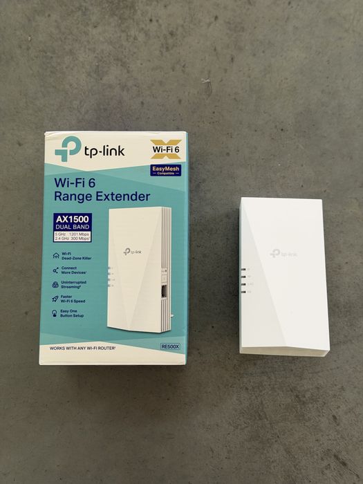 Dwie sztuki Repeater wi-fi TP-Link RE500X LAN
